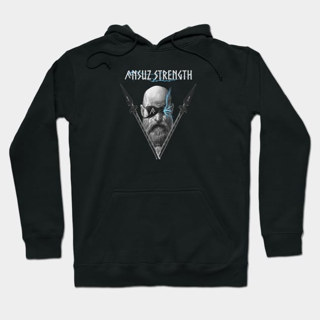 Ansuz Strength Odin Hoodie by Ansuz